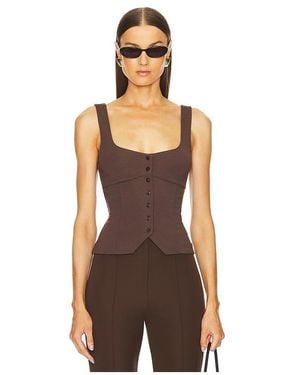 L'academie 'Academie Evonne Top - Brown
