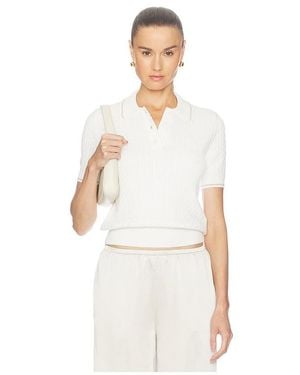 Lacoste Torsades Polo Top - Weiß