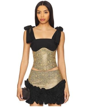 Kim Shui Marcela Combo Top - Black