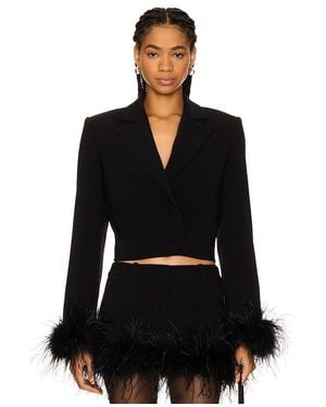 Lovers + Friends Sophie Cropped Blazer - Black