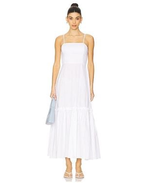 WeWoreWhat Ruffle Flare Midi Dress - White