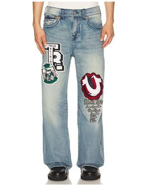 TRUE RELIGION Patch Vinny Flap Jeans - Blue