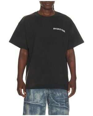 Ryoko Rain Poet Silhouette Tee - Black
