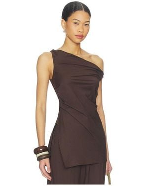 Faithfull the Brand Cosima Top - Brown