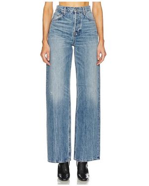 GRLFRND Brooklyn High Rise Straight Jeans - Blue