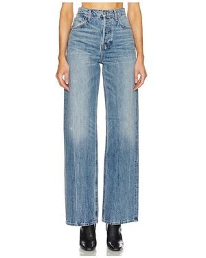 GRLFRND Brooklyn High Rise Straight Jeans - Blue