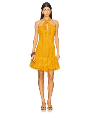 George Trochopoulos Kleid - Gelb