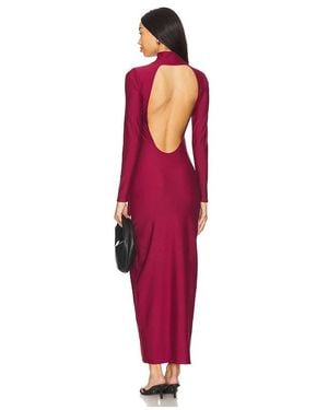 Nubyen Pinot Noir Low Back Dress - Red