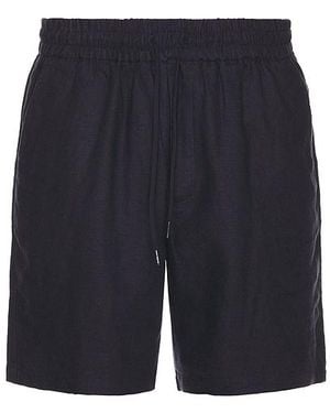 Les Deux Otto Linen Shorts - Blue