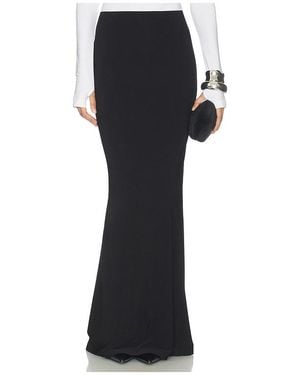 Norma Kamali X Lifestyle Obie Long Skirt - Black