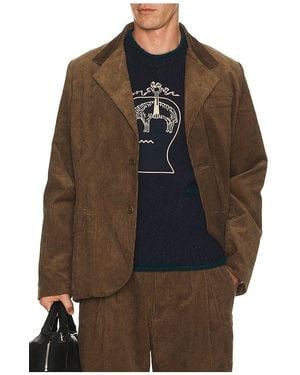 Brain Dead Brooks Brothers California Suit Jacket - Brown