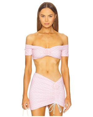 Bananhot Stefan Top En Color Rosado Talla (También En Xs, S) - Blanco