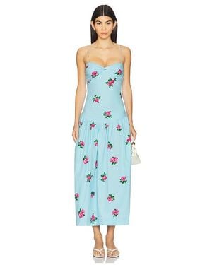 SWF Fitted Midi Dress - Blue