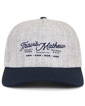 Travis Mathew Perfect Plan Hat - Blue
