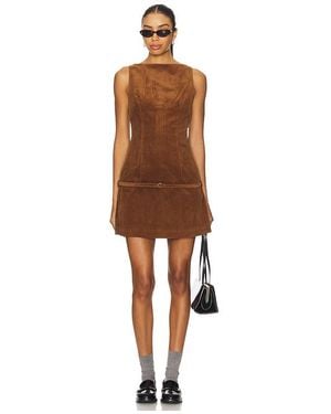 Lioness Cocquette Mini Dress - Brown