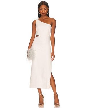 Bardot Jenna One Shoulder Dress - White