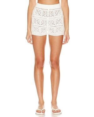 LSPACE Diamond Eyes Short - White