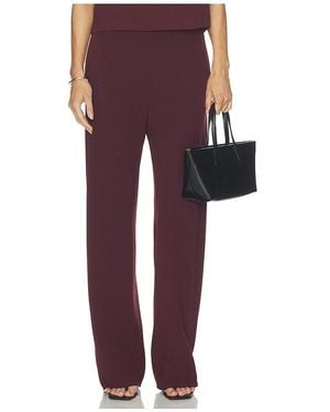 Vince High Waist Crepe Bias Pant Colette En Color Burgundy Talla (Tambiãn En Xxs, Xs, S, M) - Rojo