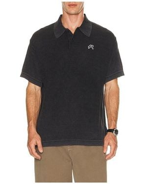 Malbon Brickwork Polo En Color Negro Talla (También En M, S)