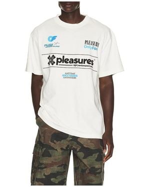 Pleasures X Onlyfans Helmet T-Shirt - White