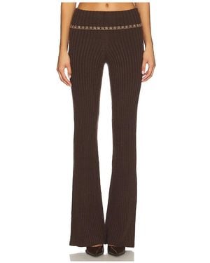 Lovers + Friends Tila Rib Pant - Brown