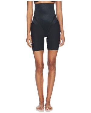 Spanx Sculpt Transform High Waisted Mid Thigh Short - Blue