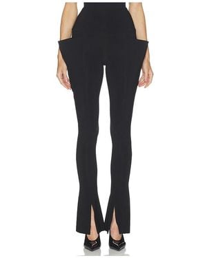 Norma Kamali Wing Spat Legging - Blue