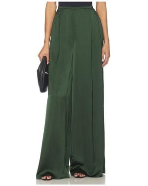 Norma Kamali Pleat Pant - Green