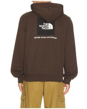 The North Face Evolution Box Nse Regular Hoodie - Brown