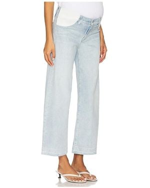 PAIGE Arellia Ankle Maternity Jeans - White