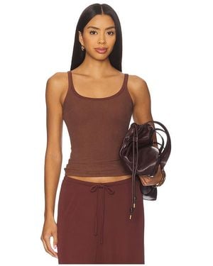 AYA MUSE Geripptes Tanktop - Rot