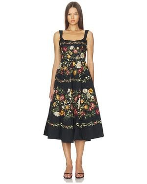 Agua Bendita Alcaparra Midi Dress - White