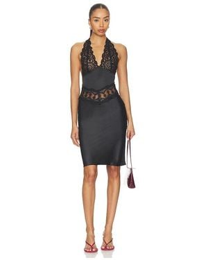 tibi midi dress Heavy Satin Midi Bias Dress