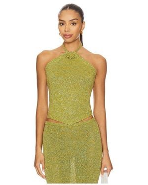 Asta Resort Teresa Scarf Top - Green