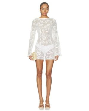 SNDY'S Lailani Lace Mini Dress - White