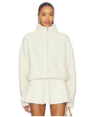 GUIZIO Mila Zip Up Jacket - Natural