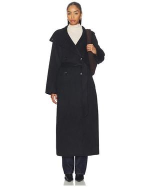 Samsøe & Samsøe Abrigo Sahanne En Color Negro Talla (También En S)