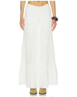 MORE TO COME Matilda Maxi Skirt - White
