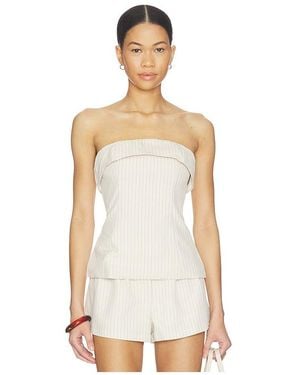 ALL THE WAYS Braylon Strapless Top - White