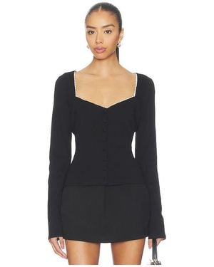 MAJORELLE Amelia Top - Black
