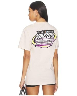 ANTI SOCIAL SOCIAL CLUB X Nascar 747 Tee - White
