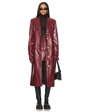 Apparis Lauren Overcoat - Red
