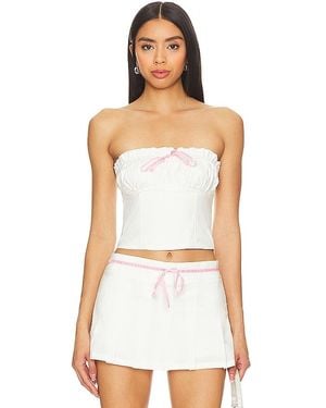 MORE TO COME Ayla Top - White