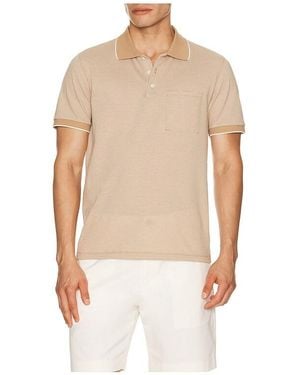Theory Birdseye Polo - Natural