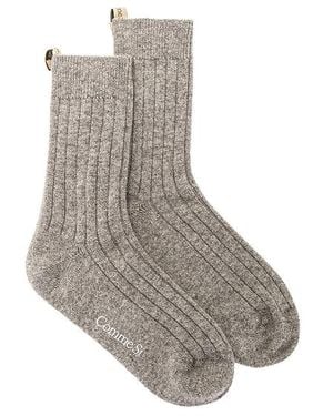 Comme Si The Cashmere Sock - グレー