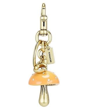 COACH Resin Mushroom Bag Charm - Metallic