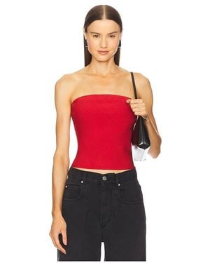 Jonathan Simkhai Nicole Tube Top - Red