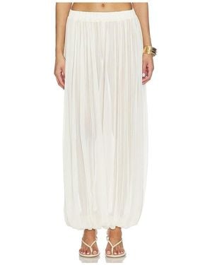 Bronx and Banco Calia Chiffon Pant - White