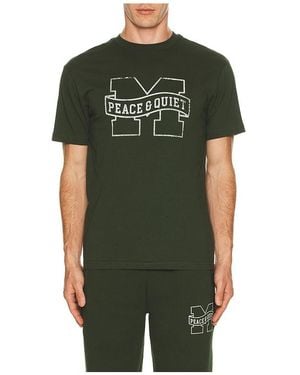 Museum of Peace & Quiet Banner T-Shirt - Green