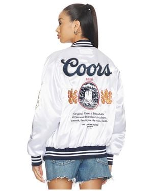 The Laundry Room Stadionjacke Smu Coors Original 40Oz Stadium Jacket Smu - Weiß